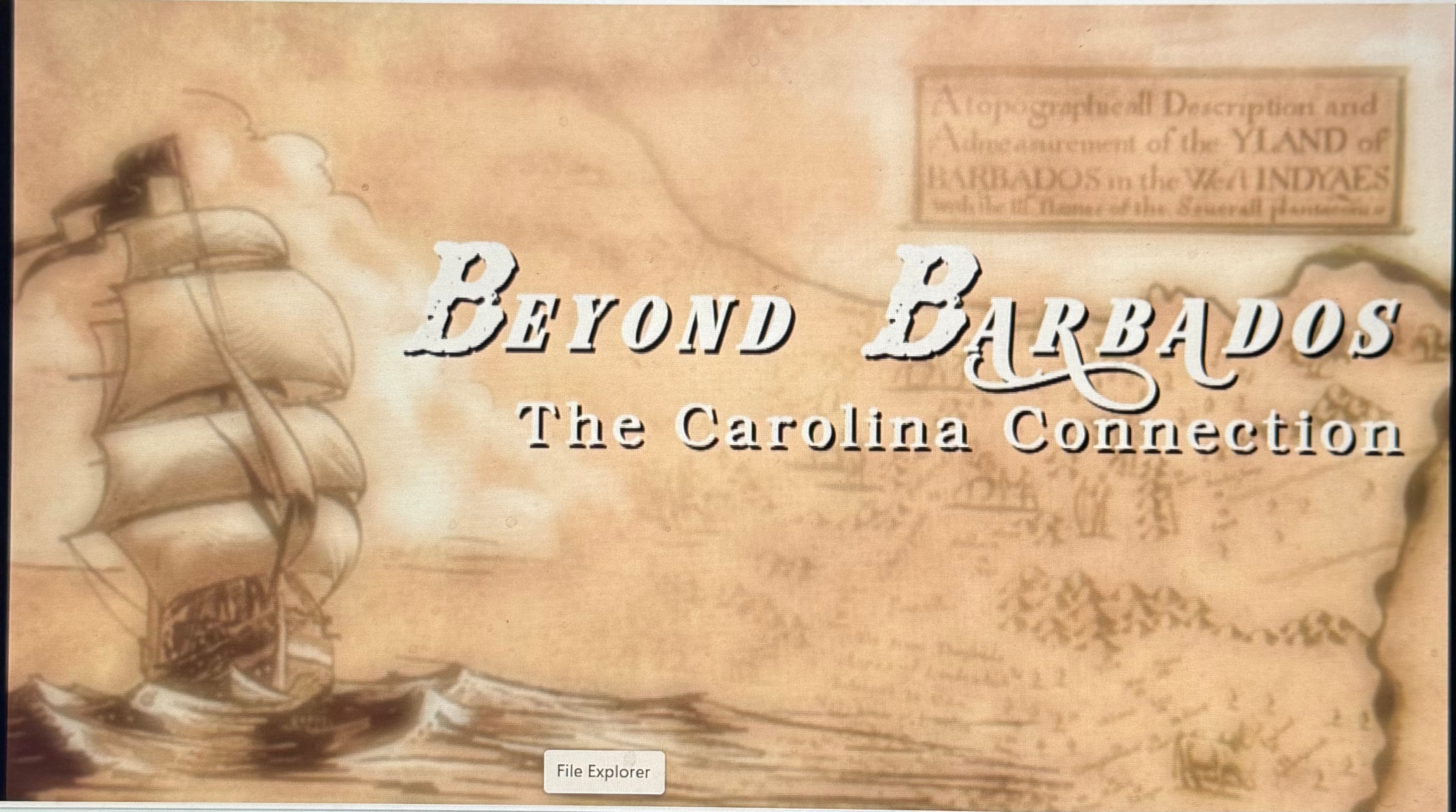Beyond Barbados -Carolina Connection